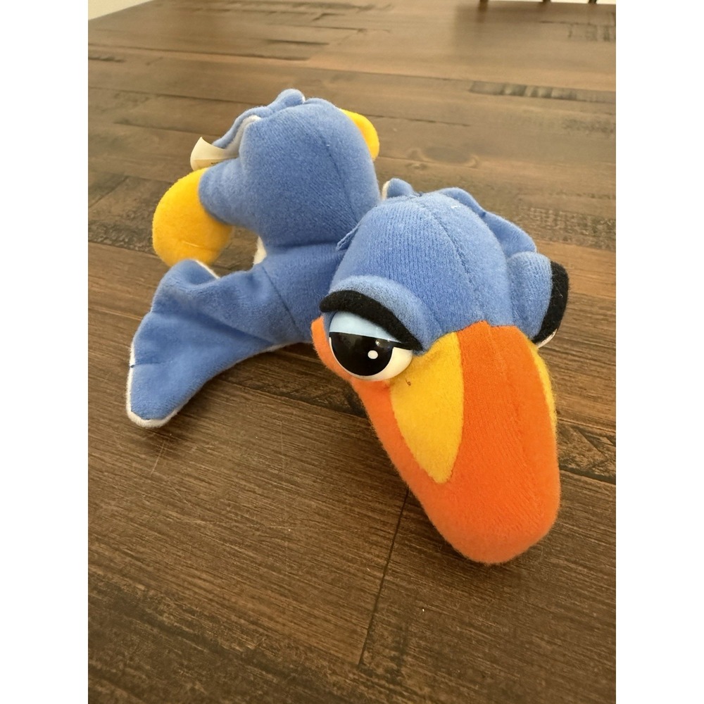 Disney Authentic Lion King Plush Zazu Finger Puppet Vintage  1994 Mattel Simba